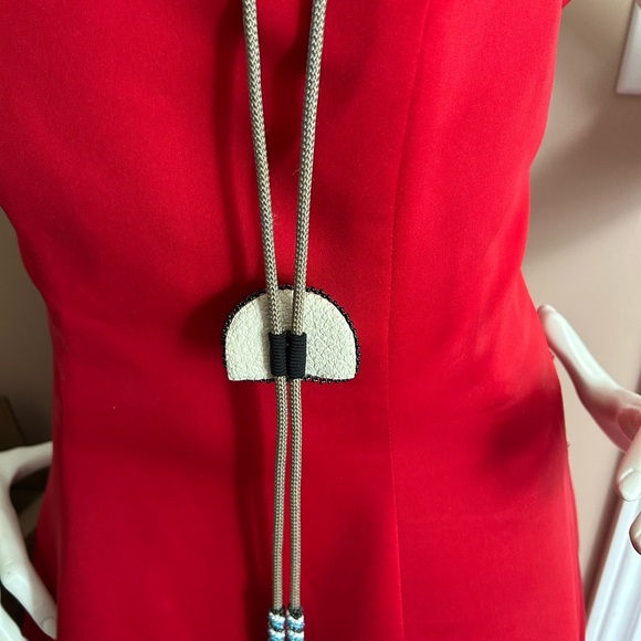 4/$100 BOLO TIE Beaded Floral Design Accessory 34 Inches 🥰 - Picture 7 of 7